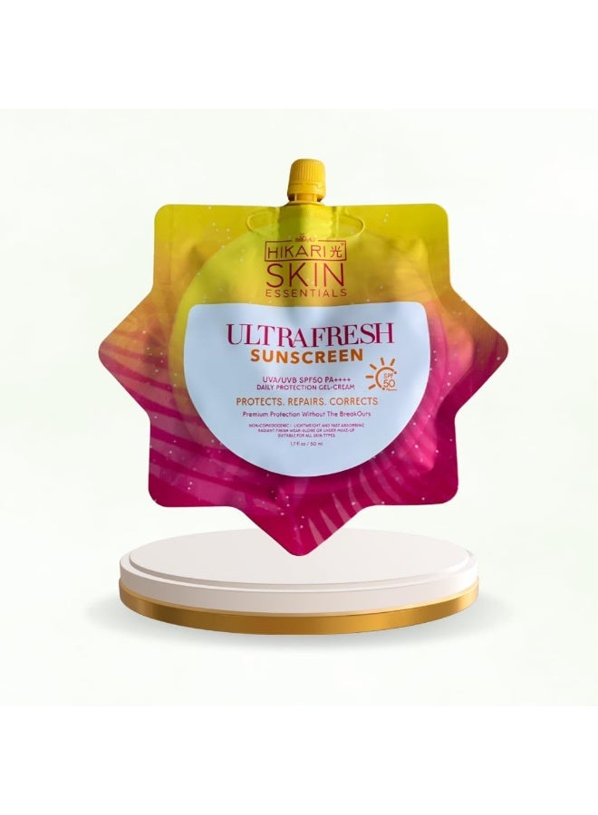 Hikari واقي شمس هيكاري ألترا وايت SPF 50 PA++++ للعناية بالبشرة - Image 1